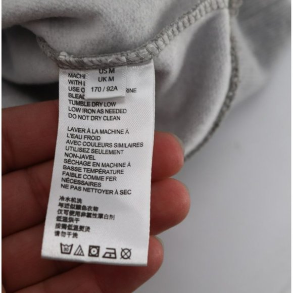 NWT Urban Outfitters sweatshirt Womens Medium Mock Neck Pullover Gray oversized - Picture 10 of 13